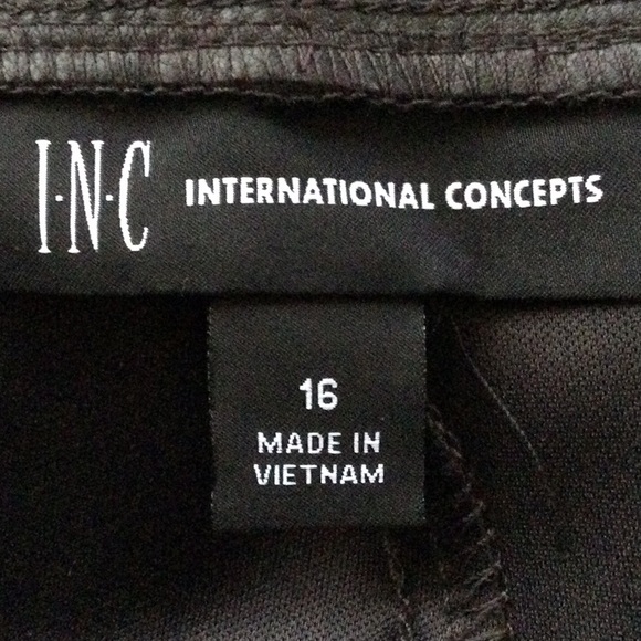INC Faux Leather Leggings NWT - Picture 5 of 5